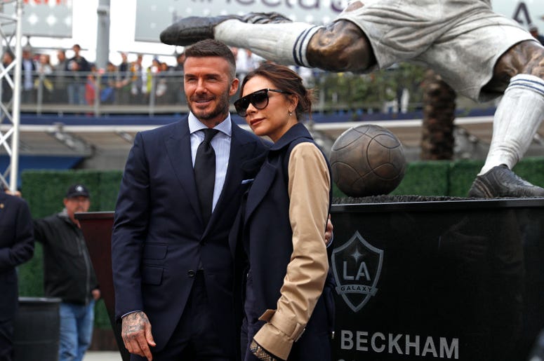 David Beckham Victoria Beckham