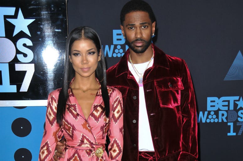Jhene Aiko and Big Sean at the 2017 BET Awards held at Microsoft Theater on June 25, 2017 in Los Angeles, CA, USA Jhene Aiko and Big Sean at the 2017 BET Awards held at Microsoft Theater on June 25, 2017 in Los Angeles, CA, USA