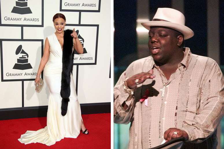 Faith Evans / Biggie Smalls R&B Singer Faith Evans / Christopher "The Notorious B.I.G." Wallace