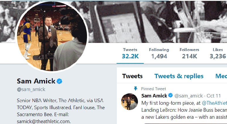 Sam Amick Sam Amick