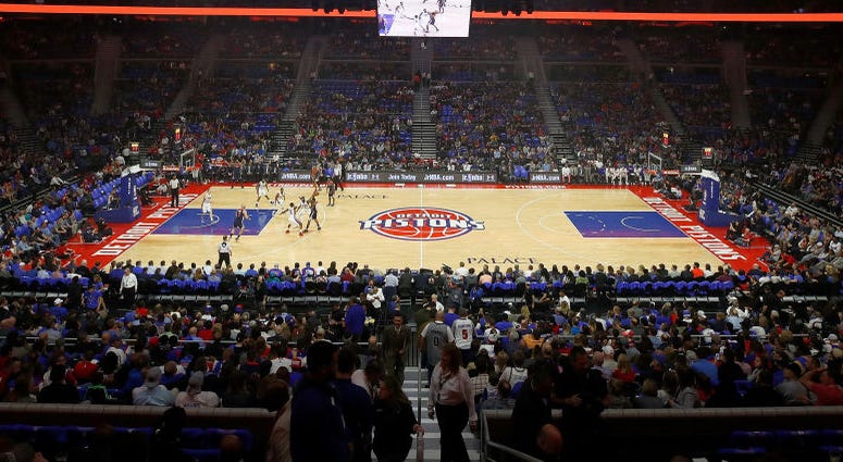 Detroit Pistons court Detroit Pistons court