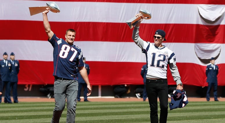 Tom Brady and Rob Gronkowski Tom Brady and Rob Gronkowski