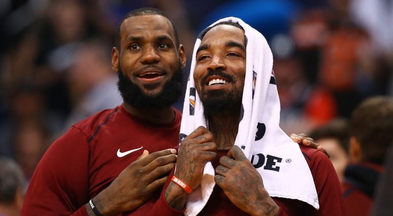 JR Smith and LeBron James JR Smith and LeBron James