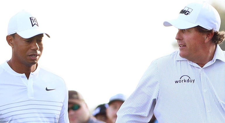 Tiger Woods and Phil Mickelson Tiger Woods and Phil Mickelson