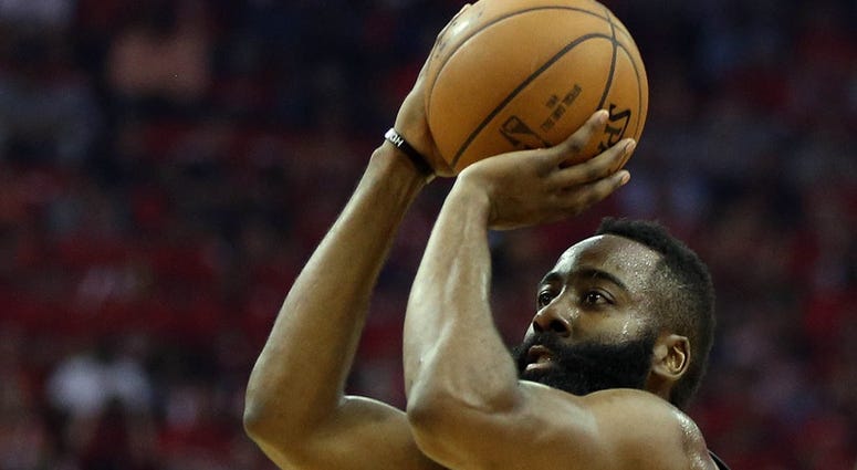 James Harden and Kevin Durant