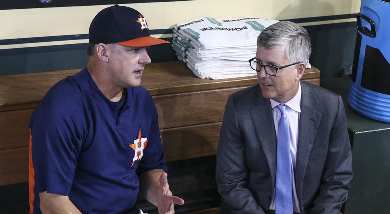AJ Hinch and Jeff Luhnow AJ Hinch and Jeff Luhnow