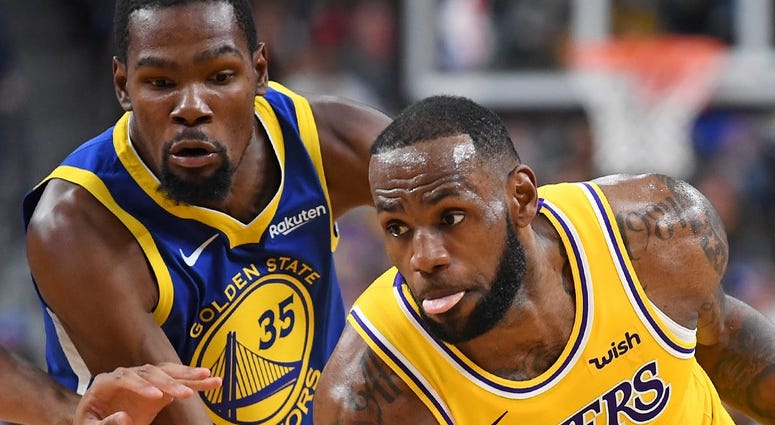 LeBron James and Kevin Durant LeBron James and Kevin Durant