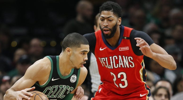 Jayson Tatum and Anthony Davis Jayson Tatum and Anthony Davis