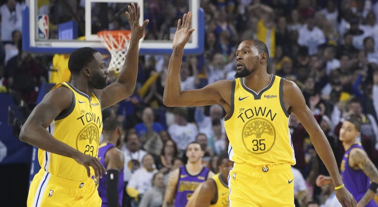 Draymond Green and Kevin Durant Draymond Green and Kevin Durant