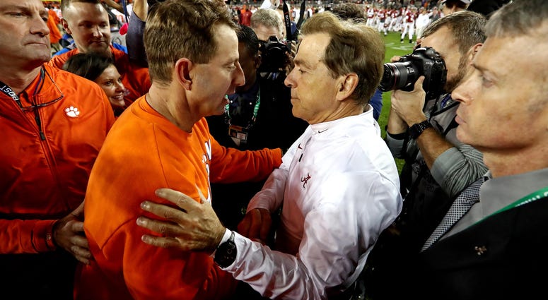 Dabo Swinney and Nick Saban Dabo Swinney and Nick Saban