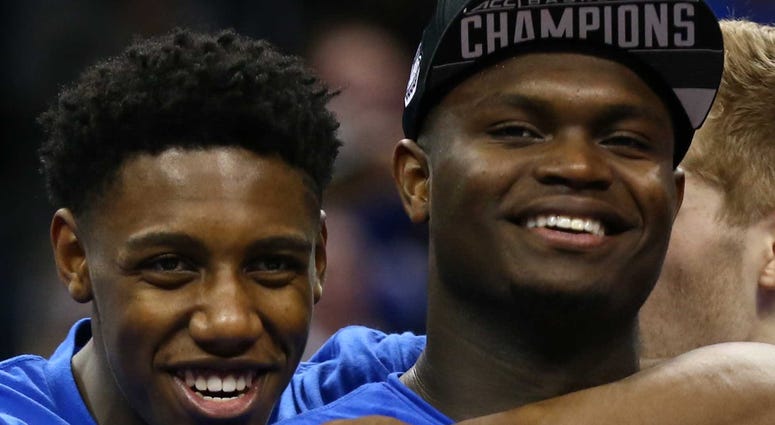Zion Williamson and RJ Barrett Zion Williamson and RJ Barrett