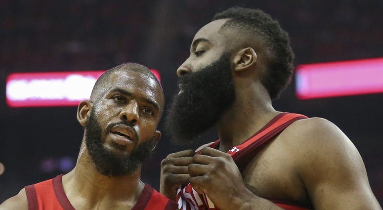 James Harden and Chris Paul James Harden and Chris Paul