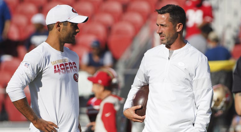 Kyle Shanahan and Jimmy Garoppolo Kyle Shanahan and Jimmy Garoppolo