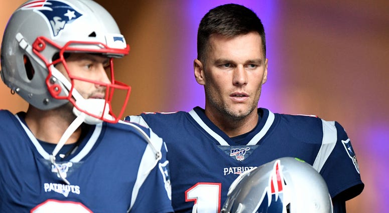 Brian Hoyer and Tom Brady Brian Hoyer and Tom Brady