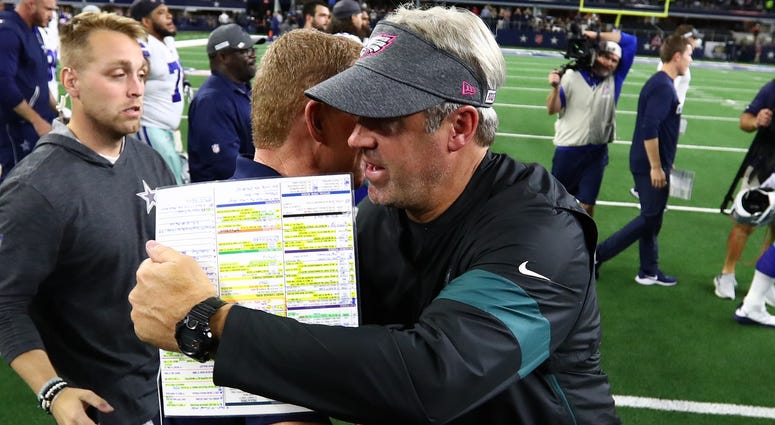 Doug Pederson and Jason Garrett Doug Pederson and Jason Garrett