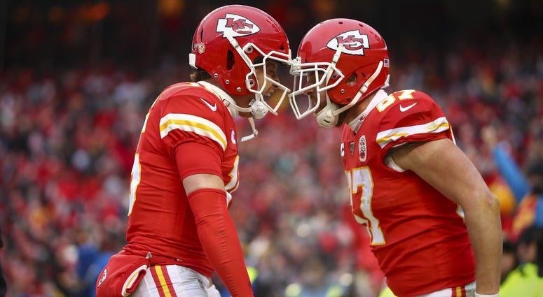 Patrick Mahomes and Travis Kelce Patrick Mahomes and Travis Kelce