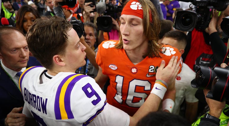 Joe Burrow and Trevor Lawrence Joe Burrow and Trevor Lawrence