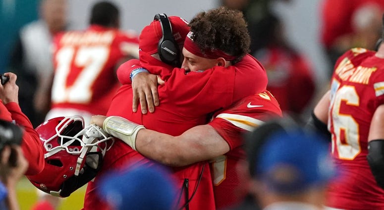 Andy Reid and Patrick Mahomes Andy Reid and Patrick Mahomes