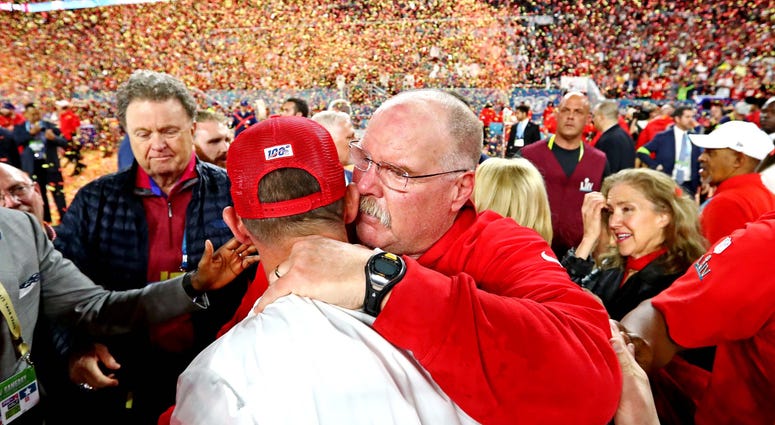 Kyle Shanahan and Andy Reid Kyle Shanahan and Andy Reid
