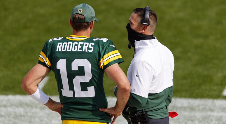 Aaron Rodgers and Matt LaFleur Aaron Rodgers and Matt LaFleur