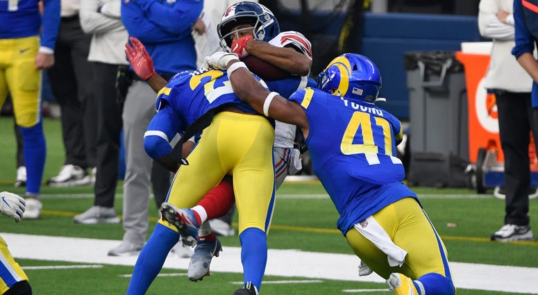 Jalen Ramsey and Golden Tate Jalen Ramsey and Golden Tate