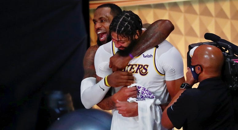 Anthony Davis and LeBron James Anthony Davis and LeBron James