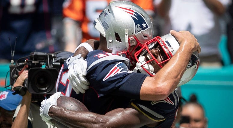 Tom Brady and Antonio Brown Tom Brady and Antonio Brown