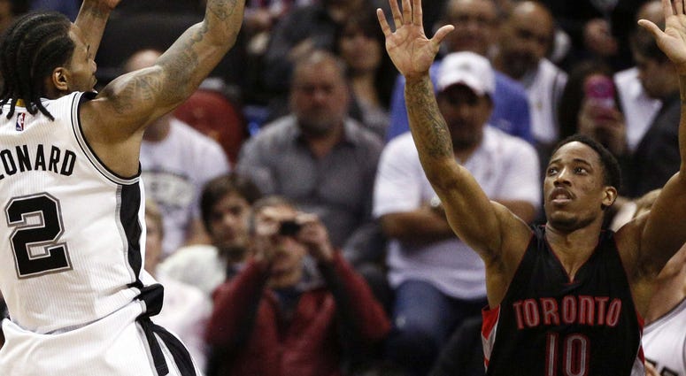 Kawhi Leonard and DeMar DeRozan Kawhi Leonard and DeMar DeRozan