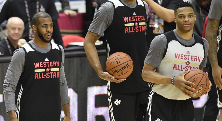 James Harden, Russell Westbrook, Chris Paul, Kevin Durant James Harden, Russell Westbrook, Chris Paul, Kevin Durant