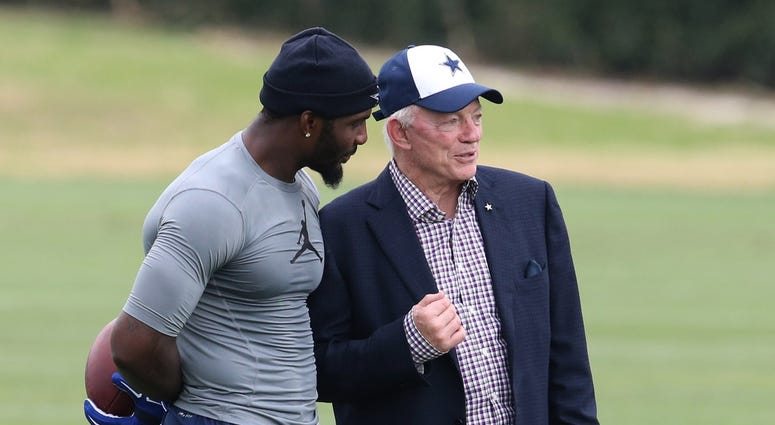 Dez Bryant and Jerry Jones Dez Bryant and Jerry Jones