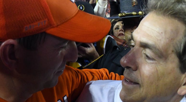 Nick Saban and Dabo Swinney Nick Saban and Dabo Swinney