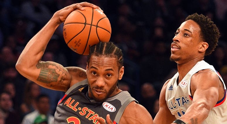 Kawhi Leonard, DeMar DeRozan, LeBron James Kawhi Leonard, DeMar DeRozan, LeBron James