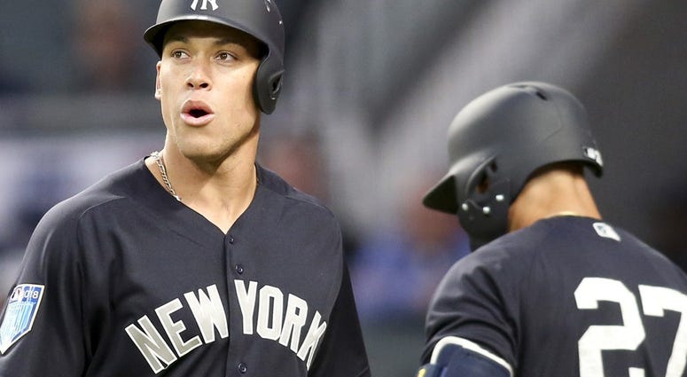 Aaron Judge and Giancarlo Stanton