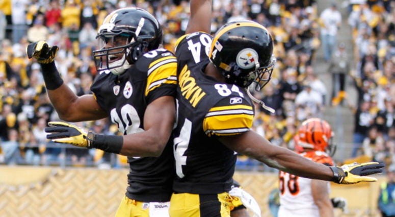 Emmanuel Sanders and Antonio Brown Emmanuel Sanders and Antonio Brown