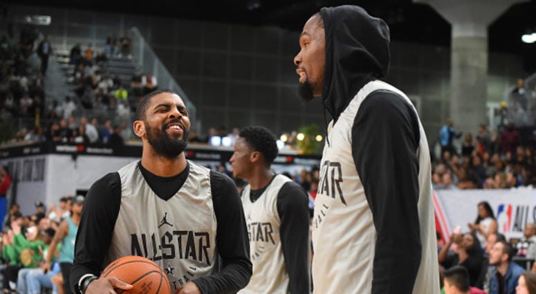 Kevin Durant and Kyrie Irving Kevin Durant and Kyrie Irving