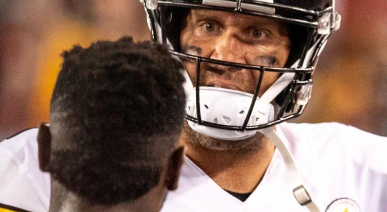 Antonio Brown and Ben Roethlisberger