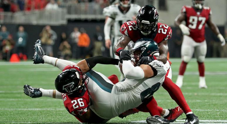 Isaiah Oliver and Zach Ertz Isaiah Oliver and Zach Ertz