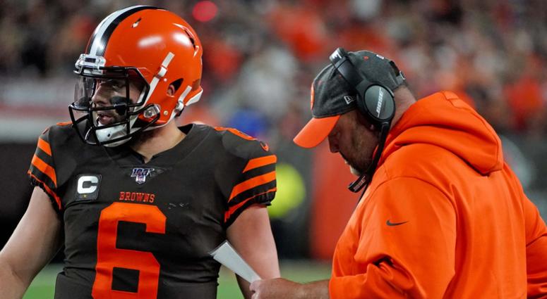 Baker Mayfield and Freddie Kitchens Baker Mayfield and Freddie Kitchens