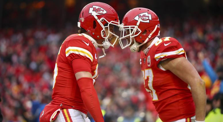Patrick Mahomes and Travis Kelce Patrick Mahomes and Travis Kelce