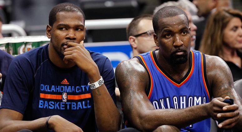 Kendrick Perkins and Kevin Durant Kendrick Perkins and Kevin Durant