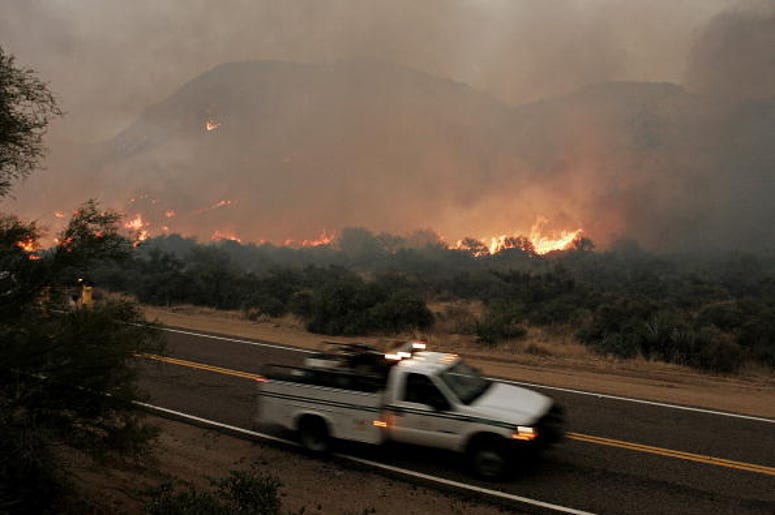 Brush fire