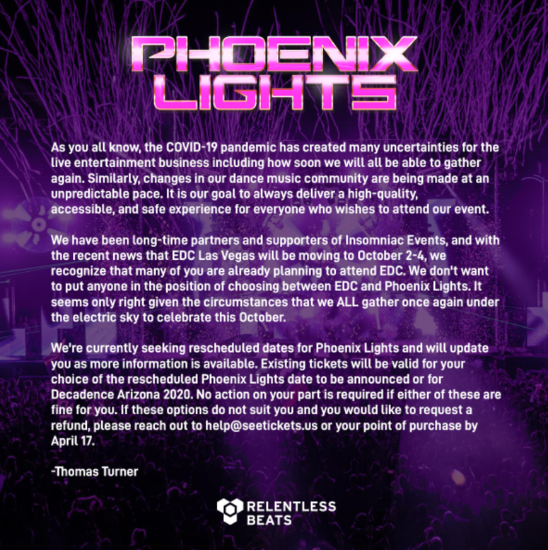 phoenix lights festival