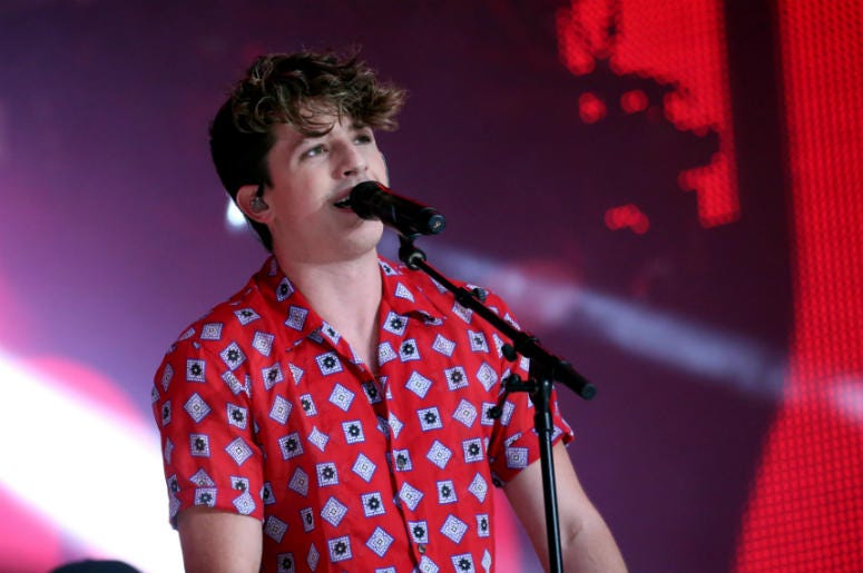 Charlie Puth 6/9/2018 - Charlie Puth on stage during Capital's Summertime Ball with Vodafone at Wembley Stadium, London. PRESS ASSOCIATION Photo. This summer's hottest artists performed live for 80,000 Capital listeners at Wembley Stadium at the UK's biggest summer pa