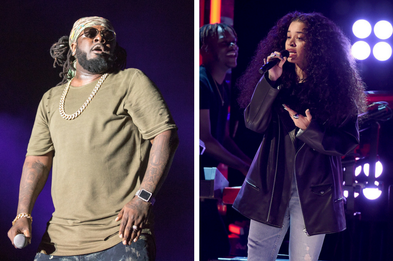 T-Pain | Ella Mai T-Pain (Faheem Rashad Najm) during Summerfest Music Festival at Henry Maier Festival Park on July 5, 2017, in Milwaukee, Wisconsin / LOS ANGELES - JUNE 24: Ella Mai performs on the 2018 BET Awards at the Microsoft Theater on June 24, 2018 in Los Angeles.
