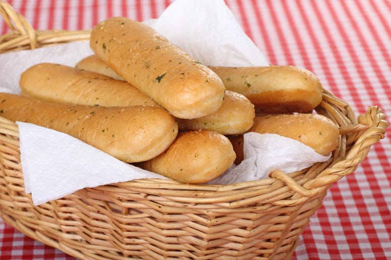 breadstick bouquet