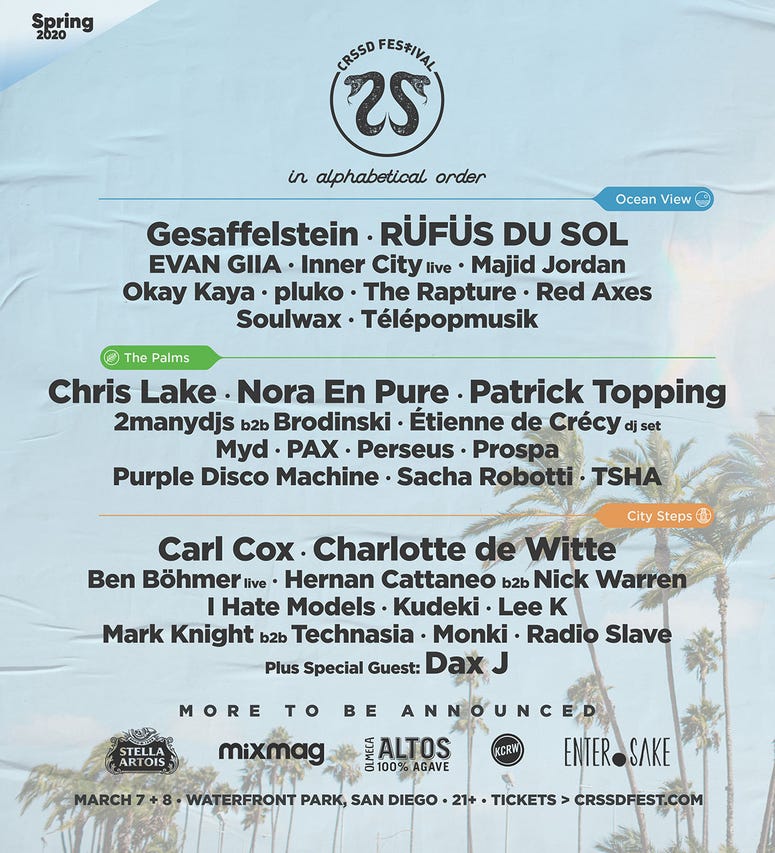 CRSSD FESTIVAL 2020