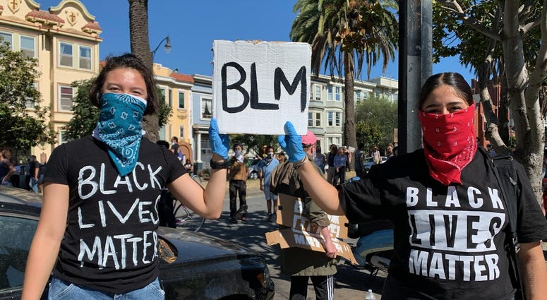 Student organized protest for George Floyd at Mission High School in San Francisco, June 3, 2020 Student organized protest for George Floyd at Mission High School in San Francisco, June 3, 2020