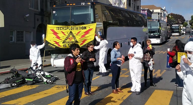 Gentrification Protest in Mission District Gentrification Protest in Mission District