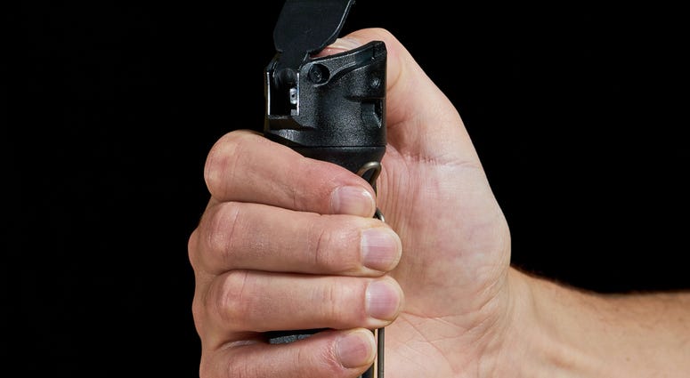 Self defense - aiming pepper spray Self defense - aiming pepper spray