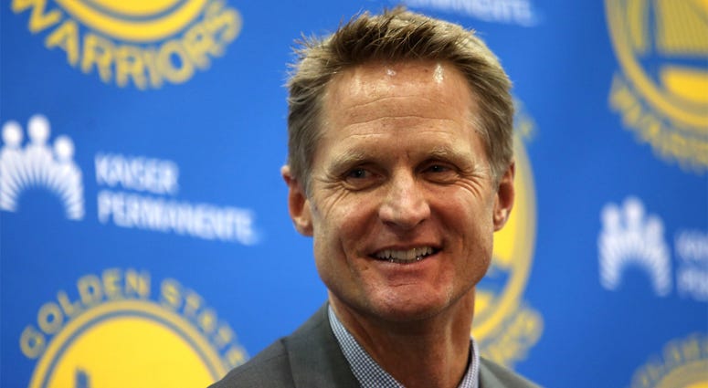 Steve Kerr Golden State Warriors head coach Steve Kerr during a news conference at the team's practice facility in Oakland, Calif., on Tuesday, May 20, 2014. (Photo by Jane Tyska/Bay Area News Group/MCT/Sipa USA)